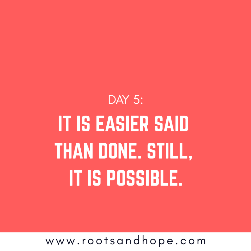 Day 5: It’s&nbsp;Possible